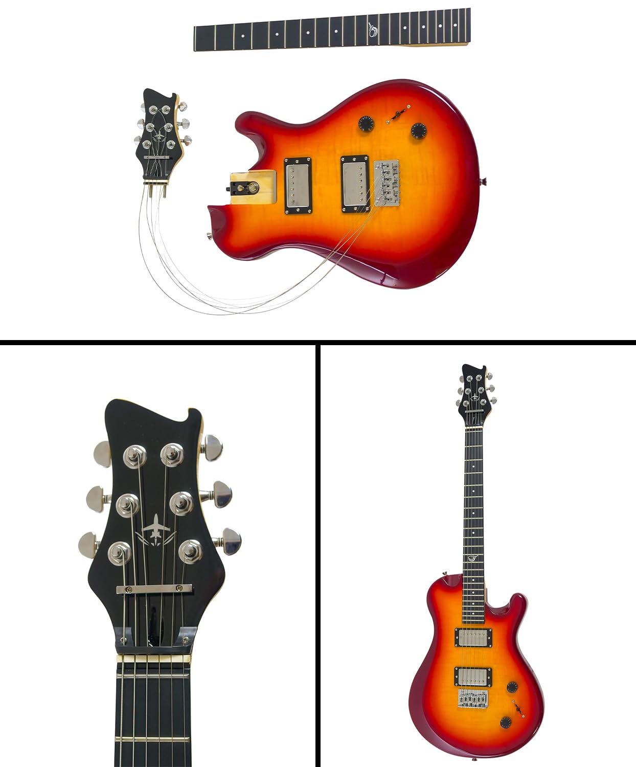 Amazon.co.jp: Journey Instruments 電動折りたたみ式トラベルギター